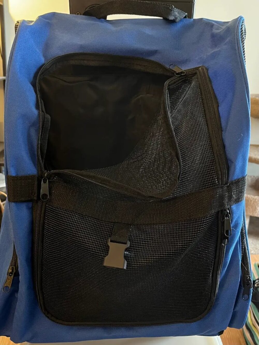 Pet carrier backpack with wheels!!